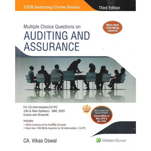 Wolters Kluwer's Multiple Choice Questions on Auditing & Assurance For CA Intermediate / CA IPC May 2020 Exam [Old & New Syllabus] by CA Vikas Oswal 